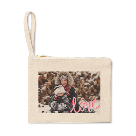 Zippered Canvas Pouch